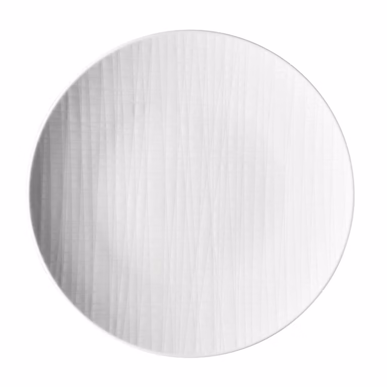 Plato llano Rosenthal Mesh de porcelana blanco, Diámetro: 24 cm