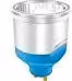 Bombilla de bajo consumo Luxram GU10 de 9W con luz blanco cálido de 2700K y equivalencia de 45W