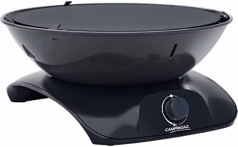 Barbacoa de mesa a gas Campingaz 360 Grill CV color antracita con 2.4 kW de potencia y encendido piezoeléctrico