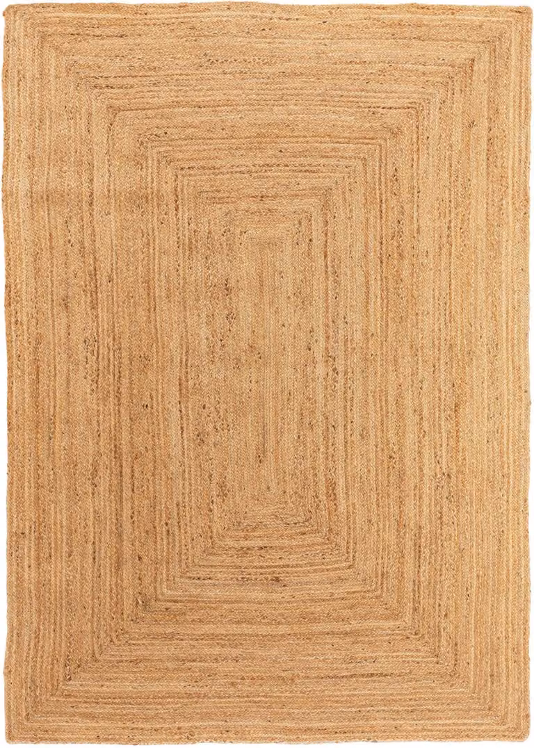 Alfombra de yute Benuta de color marrón en formato rectangular An/P: 200 x 300 cm