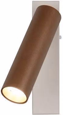 Foco LED regulable Ambala de Trio Leuchten para pared y techo, 5W, IP20, disponible en blanco, gris o marrón