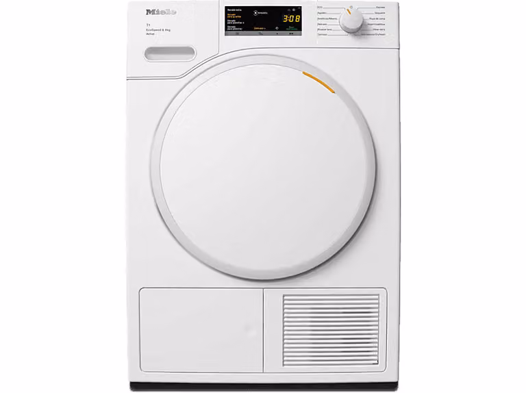 Secadora de bomba de calor Miele TWA 520WP de 8 kg en color blanco