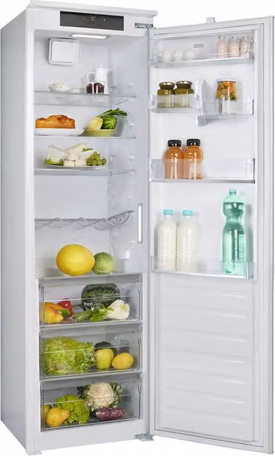 Frigorífico integrable Franke Easy Frost de 1 puerta, 306 L, color blanco con tecnología low frost y puerta reversible