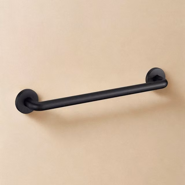 Asidero de baño Architect S+ Cosmic en negro mate de acero inoxidable