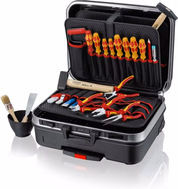 Juego de herramientas mecánicas Knipex HL con 24 piezas en negro y multicolor