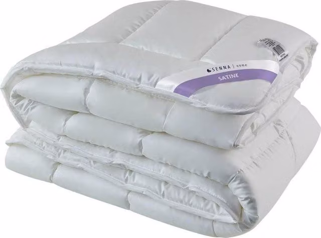 Edredón Satine Senna Home Blanco de Microfibra Transpirable An/P: 200 x 220 cm