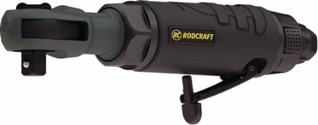 Destornillador de trinquete neumático Rodcraft RC 3678 de 12,5 mm (1/2 pulgada) en color negro