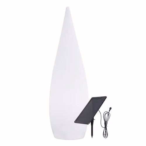Lámpara de pie solar Lumisky CLASSY C120 con LED multicolor regulable y mando a distancia, Altura: 120 cm