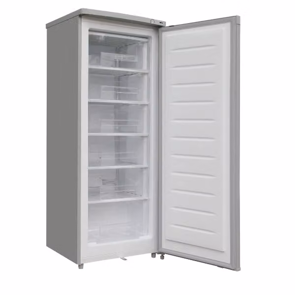 Congelador vertical Solthermic CV141S en acero inoxidable color plata con capacidad de 156 l