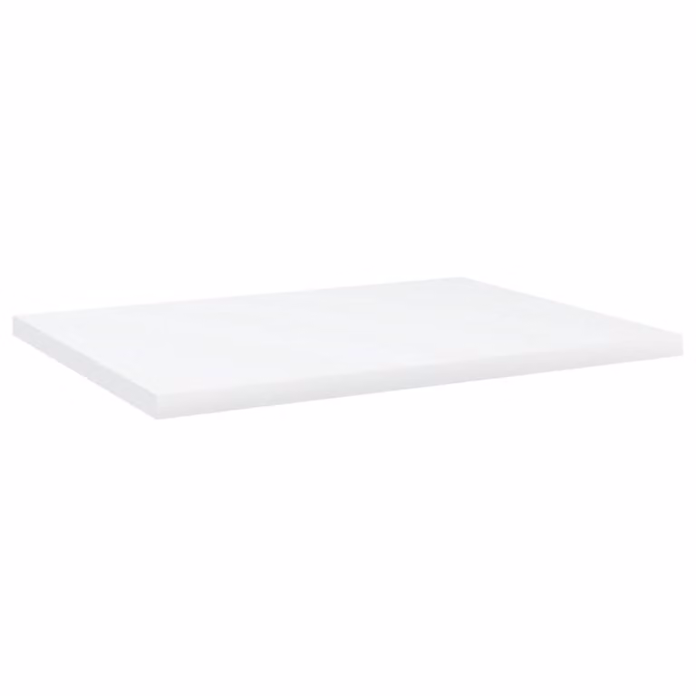 Pack de 4 estantes de madera Maison Chic en color blanco, An/P/Al: 40 x 30 x 1,5 cm