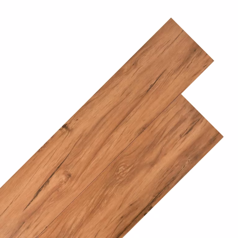 Tableros de Suelo de PVC vidaXL con Efecto Madera Aliso Natural, Autoadhesivos, 5,26 m² (18 unidades) en tonos Beige y Marrón
