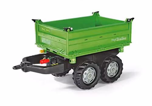 Remolque Rolly Toys Mega para niños color verde y negro