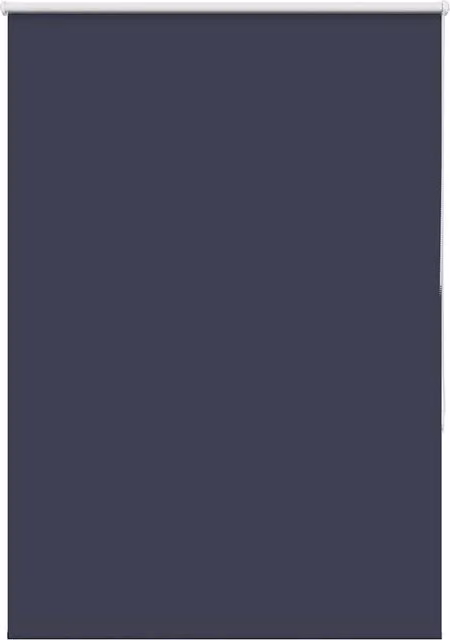 Estor enrollable opaco SYFAX color azul marino de poliéster An/Al: 100 x 175 cm