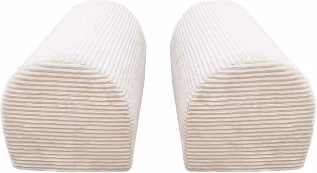 Cojines de media caña Home Deluxe para juego de sofá LIV en color beige