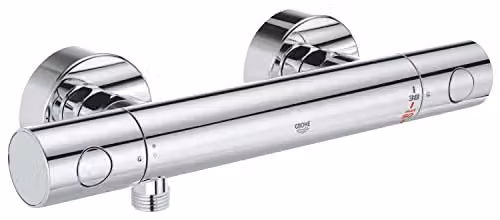 Mezclador termostático de ducha Grohe Grohtherm 800 cromado con filtros integrados y ahorro de agua