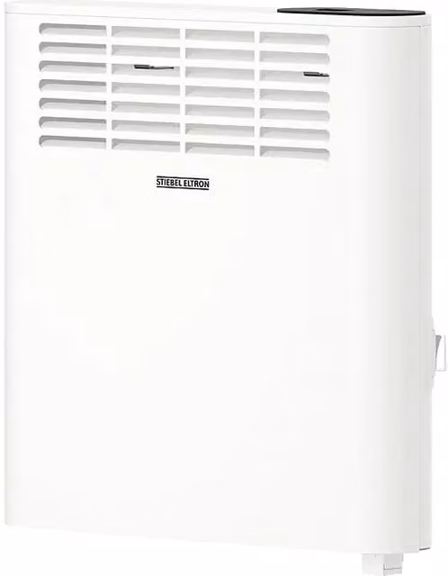 Convector Stiebel Eltron CNS Plus LCD de 1000 W para superficies de 12 m2, blanco, con montaje en pared, termostato y temporizador
