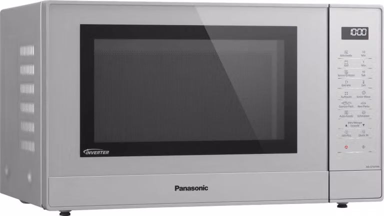 Microondas Combi con Grill Panasonic NN GT 47 en color Plata y Gris con Programas Automáticos
