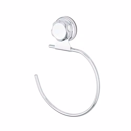 Anillo para servilletas Compactor Bath ran7808 de acero lacado en color plata, An/P/Al: 16 x 2,5 x 22 cm