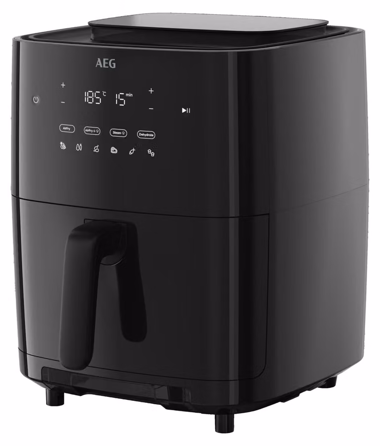 Freidora de aire caliente AEG 8000 modelo AAF7SB de 6,9 litros en color negro