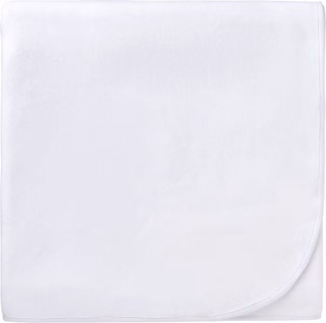 Manta de cama de algodón Cotone Manterol en color blanco
