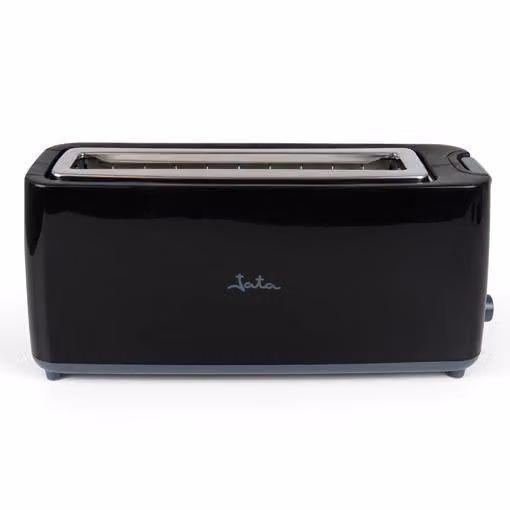 Tostador Jata JETT1579 de 900W con 1 ranura y 6 niveles de tostado en color negro