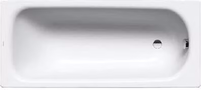 Bañera rectangular Kaldewei Saniform Plus en acero esmaltado color blanco con superficie de agarre An/P/Al: 71 x 70 x 41,3 cm
