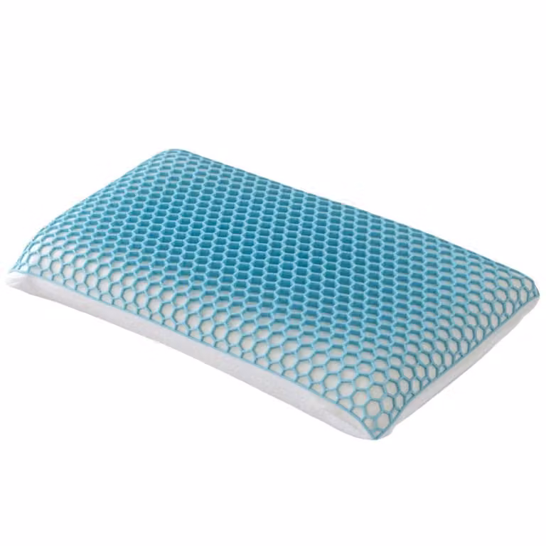 Almohada viscoelástica Reca Bedding blanca con funda extraíble An/P/Al: 50 x 30 cm