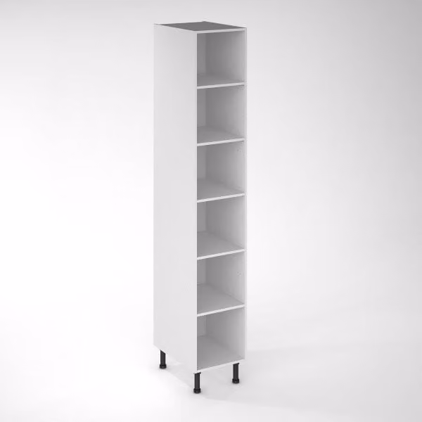 Mueble de cocina columna Alvic blanco mate con estantes internos An/P/Al: 40 x 58 x 200 cm