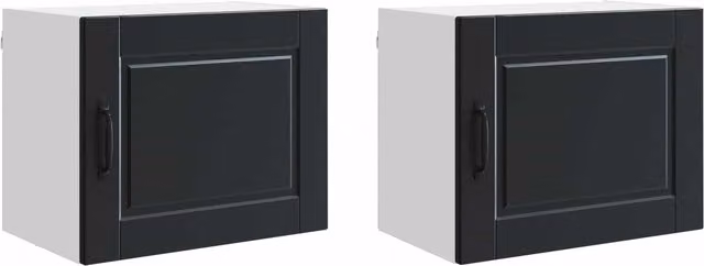 Juego de 2 módulos de pared para cocina modernos HELLOSHOP26 en madera MDF An/P/Al: 50 x 31 x 40 cm