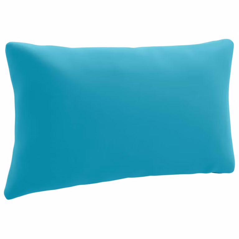 Cojín de respaldo PUTTEN vidaXL de poliéster color turquesa, An/P/Al: 80 x 40 x 15 cm