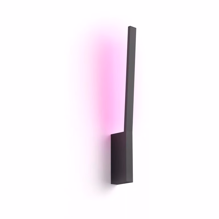 Aplique de pared LED Philips Hue White & Color Ambiance Liane en negro