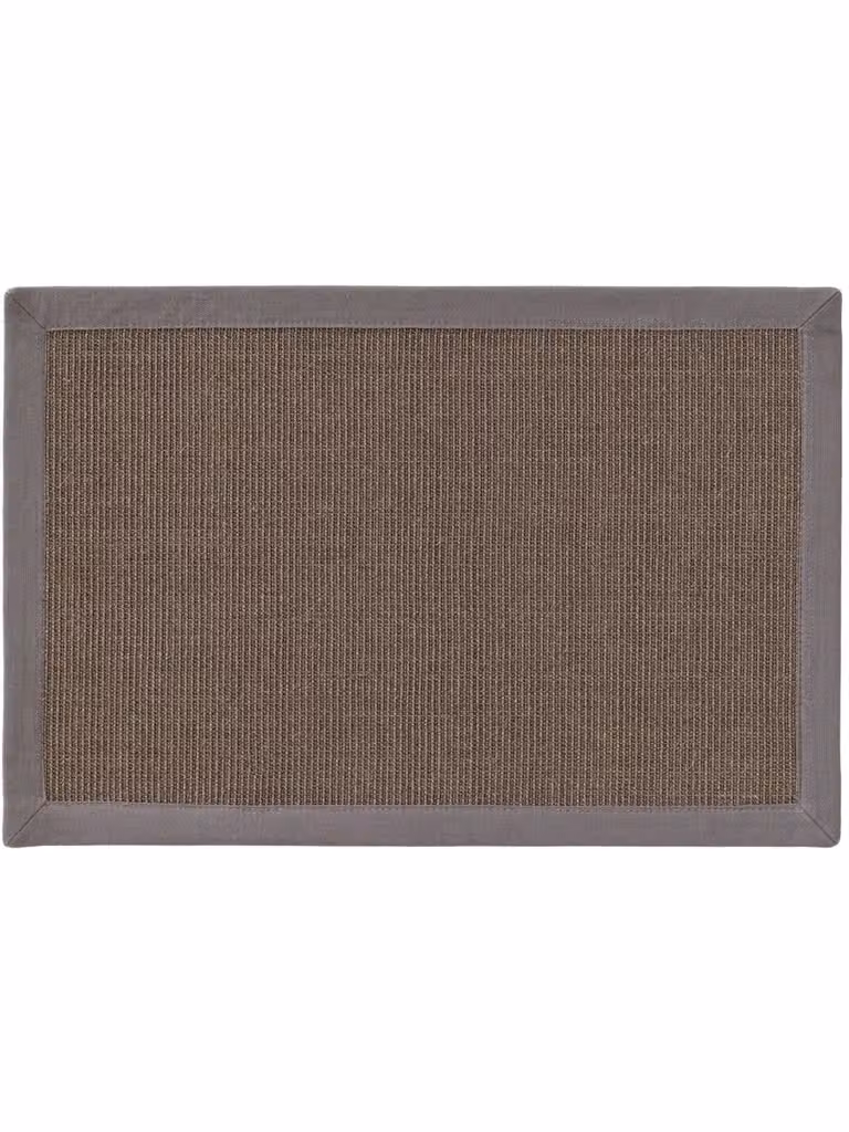 Estera rectangular de sisal y yute Benuta en color gris, An/P: 60 x 90 cm