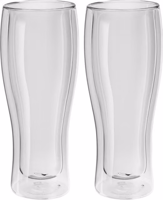 Juego de 2 vasos de cerveza Sorrento de Zwilling, transparentes, 410 ml cada uno