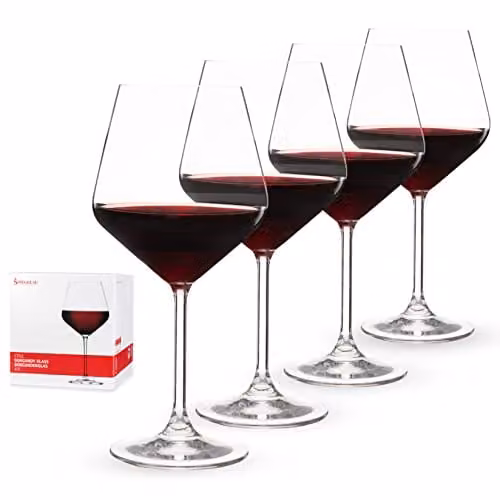 Set de 4 copas de vino tinto Spiegelau Style Burgundy de 64 cl, transparentes