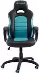 Silla gaming Nacon 350 para adultos en color negro y turquesa con acabado en piel sintética
