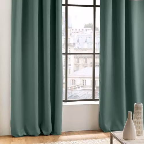 Cortina blackout lisa con ojales Douceur d'Intérieur An/P/Al: 135 x 240 cm