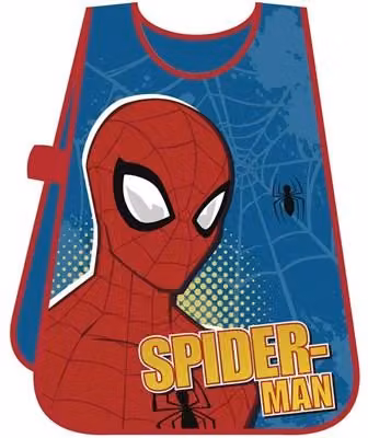 Delantal sin mangas de Spiderman para niños en color rojo
