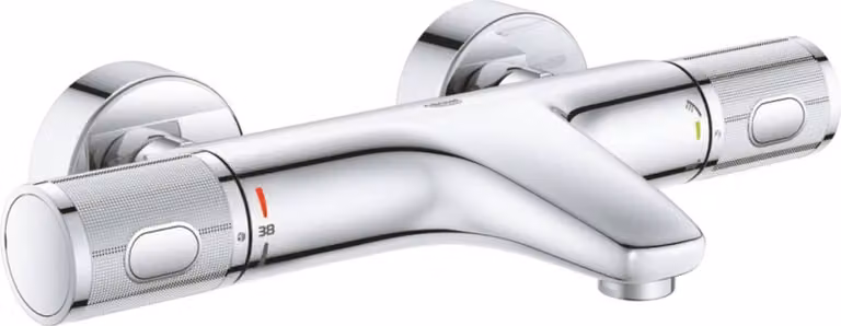 Grifo termostático para bañera Grohe Grohtherm 1000 Performance con monomando, montaje en pared y acabado cromado