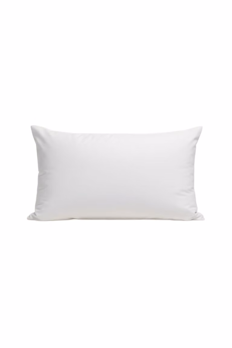 Almohada de memory foam Calma House color blanco, transpirable y lavable, An/P/Al: 50 x 70 x 4,5 cm