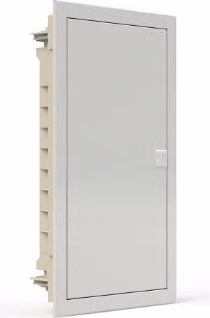 Caja de distribución empotrada Noark de plástico blanca con puertas transparentes