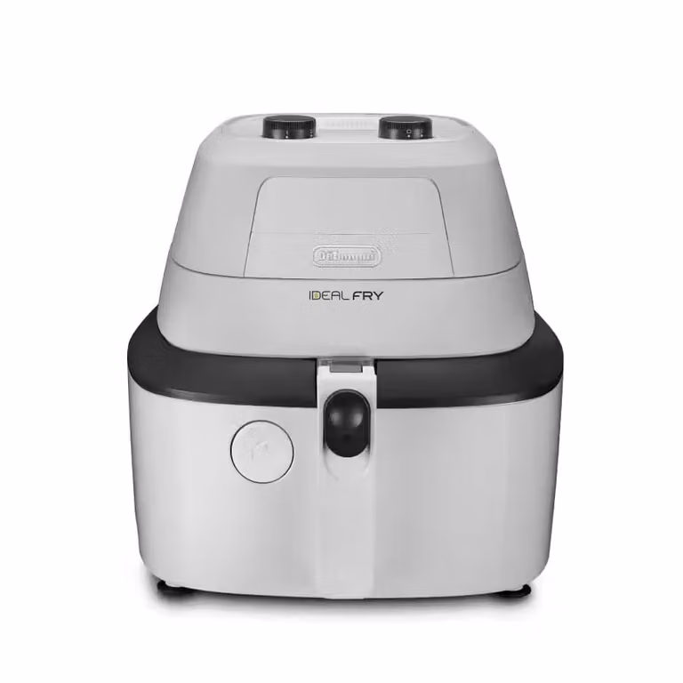 Freidora de aire caliente De'Longhi IdealFry FH2101/1.W blanca con pantalla analógica