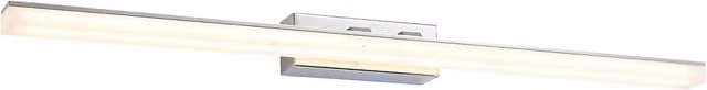 Aplique LED Lucande Julie para baño en cromo, diseño moderno con protección IP44, 75 cm