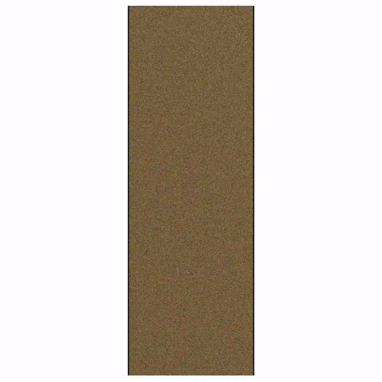 Felpudo vidaXL moderno de color marrón y negro, rectangular y lavable, An/P: 120 x 350 cm