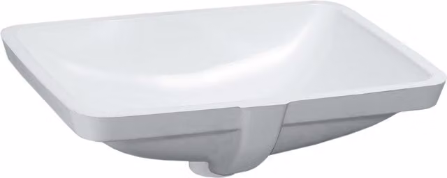 Lavabo de encastre rectangular Laufen Pro S en cerámica blanca con rebosadero y sin agujero para grifo An/P/Al: 40 x 52 x 17,5 cm