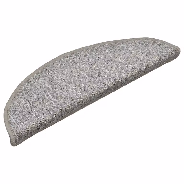 Pack de 30 felpudos para escaleras vidaXL antideslizantes y absorbentes de sonido, color gris, An/P/Al: 56 x 17 x 3 cm