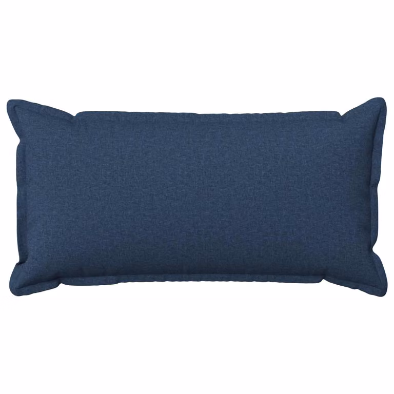 Set de 6 fundas de almohada vidaXL HOUTEN en azul, lino sintético, An/P/Al: 40 x 70 cm