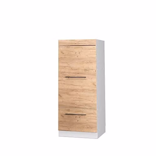 Vicco Armario Alto de Cocina Fame-Line en Roble y Blanco An/P/Al: 60 x 58,1 x 153,6 cm