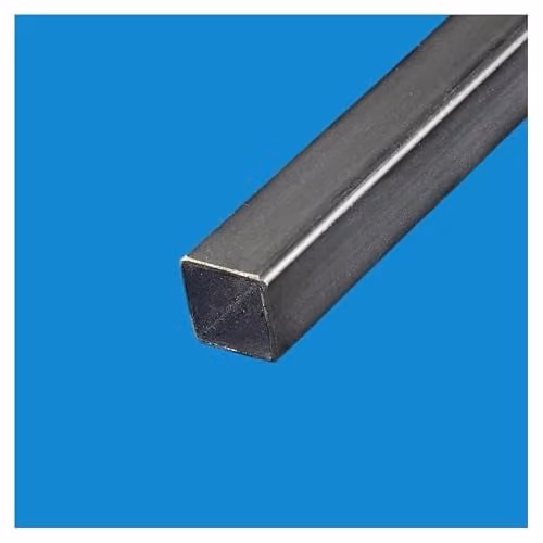 Tubo de acero cuadrado Commentfer de color gris, An/P/Al: 100 x 100 x 400 cm, grosor: 3 mm