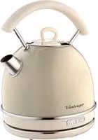 Hervidor de agua eléctrico Ariete Vintage 2877/03 en color beige con capacidad de 1,7 l y 2000 W
