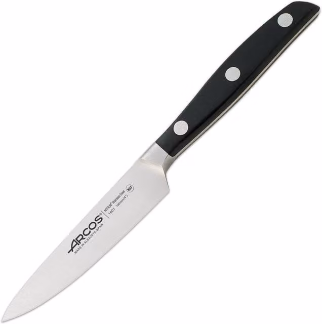 Cuchillo mondador Arcoroc de acero inoxidable forjado en color plata